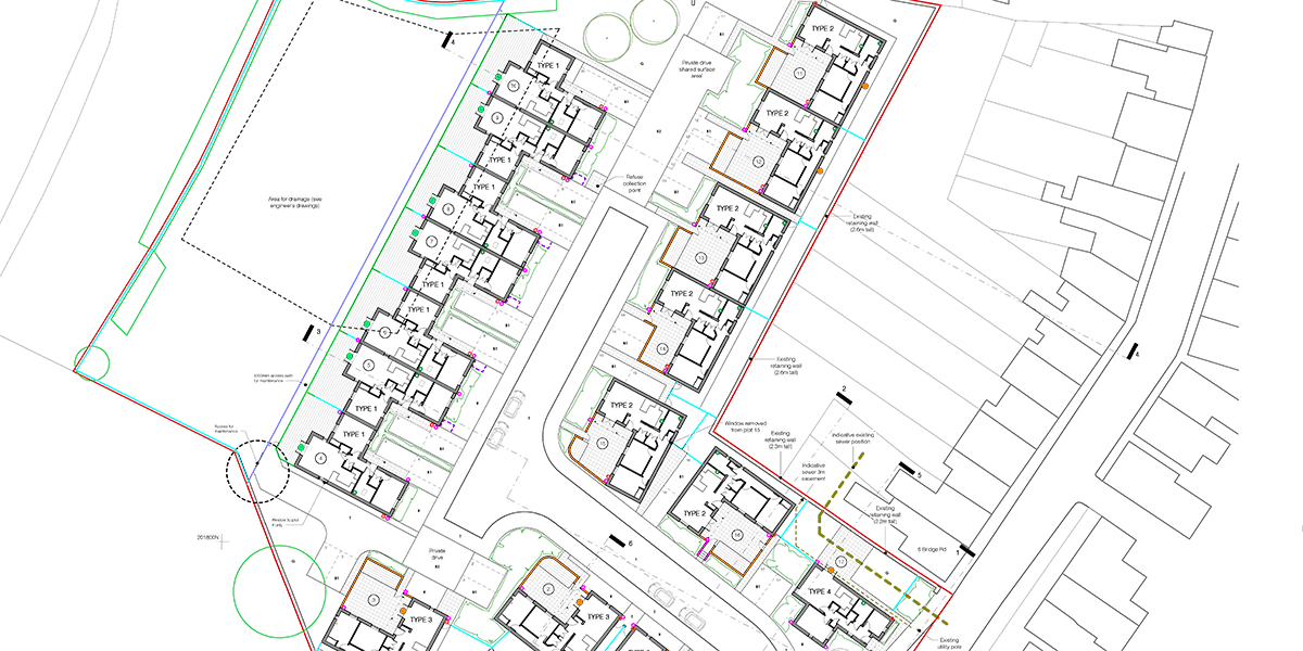 Bridge Road Cwmbach Site Plan