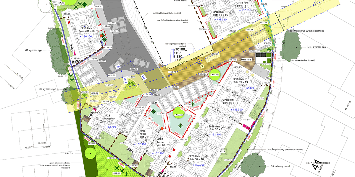 High Street Tonyrefail site plan